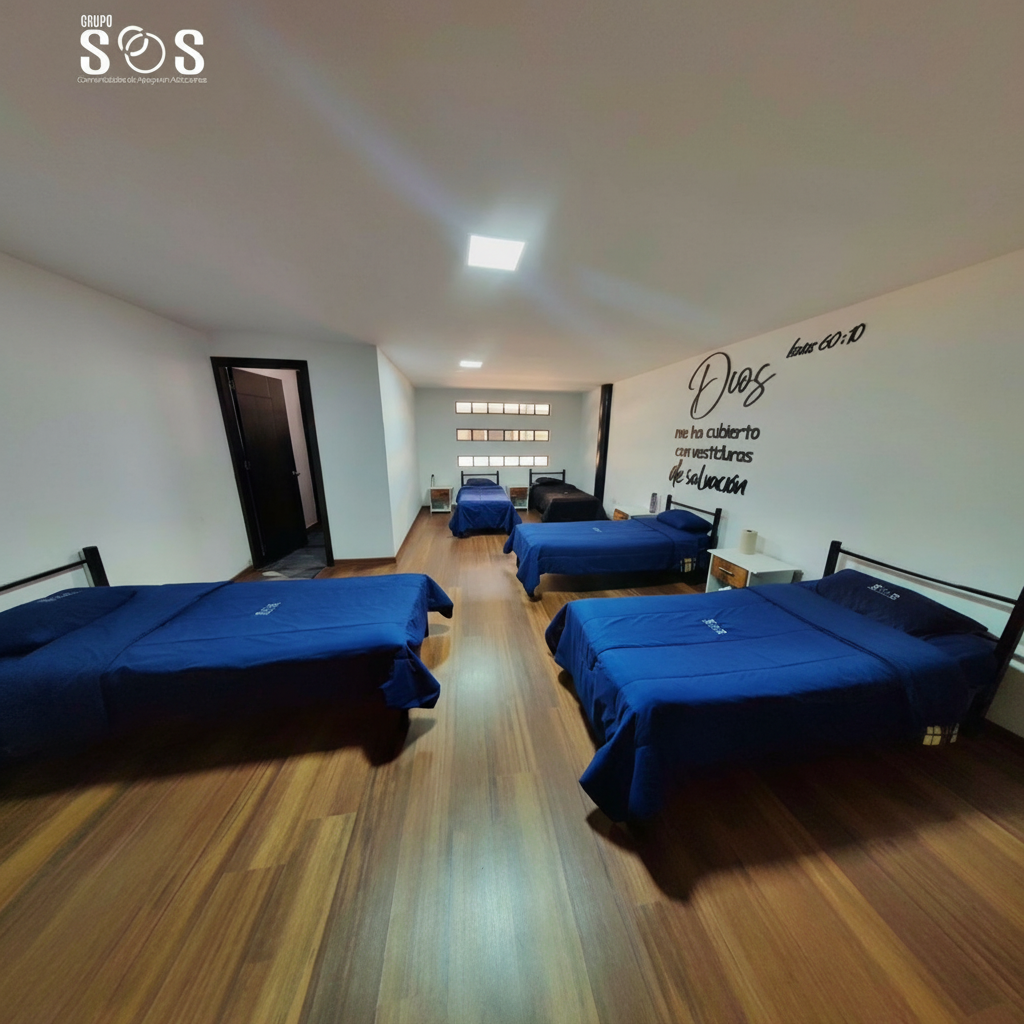Habitación limpia y cómoda